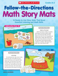 Title: Follow-the-Directions Math Story Mats: 16 Ready-to-Use Story Mats That Boost Essential Listening and Math Skills, Author: Ada Goren