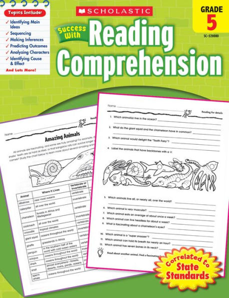 Scholastic Success With Reading Comprehension: Grade 5