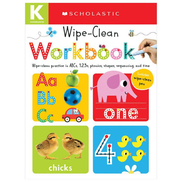 Kindergarten WipeClean Workbook Scholastic Early Learners (WipeClean
