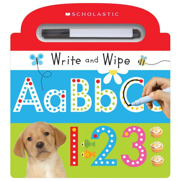 Write And Wipe ABC 123: Scholastic Early Learners (Write And Wipe) By ...