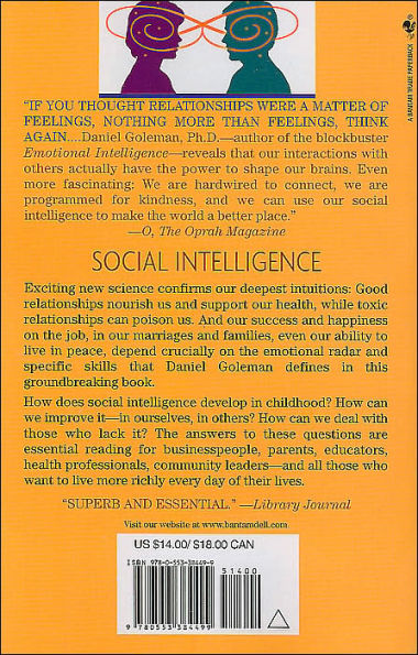 Social Intelligence: The New Science of Human Relationships