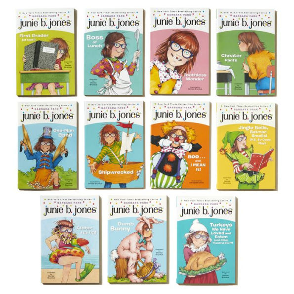 Junie B. Jones Complete First Grade Collection: Books 18-28 with paper dolls in boxed set