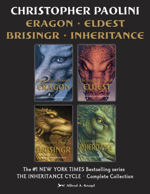 4-Book　Barnes　Inheritance　The　Cycle　eBook　Christopher　Brisingr;　Paolini　Inheritance　by　Collection:　Eragon;　Eldest;　Noble®