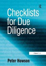 Title: Checklists for Due Diligence, Author: Peter Howson