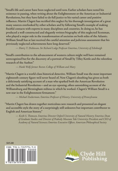 A Spark of Revolution: William Small, Thomas Jefferson and James Watt: the Curious Connection Between the American Revolution and the Industrial Revolution