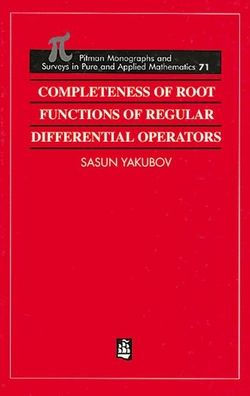 Completeness of Root Functions of Regular Differential Operators / Edition 1