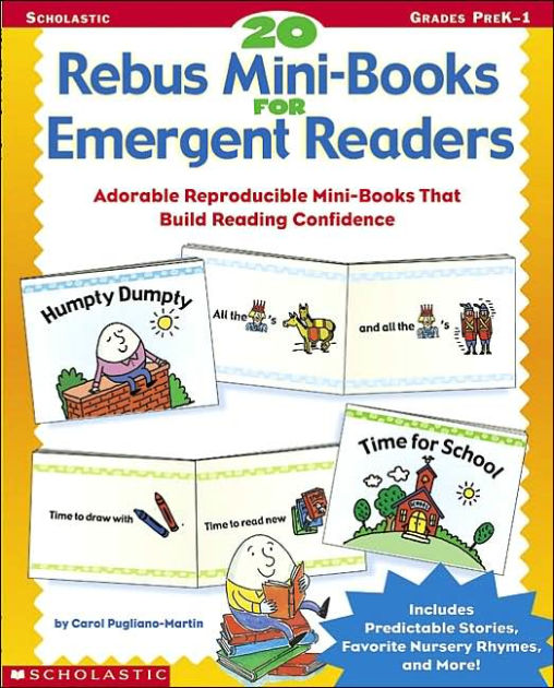 20 Rebus MiniBooks for Emergent Readers Adorable Reproducible Mini