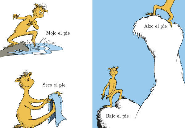 ¡Cuántos, cuántos Pies! (The Foot Book Spanish Edition): El libro de opuestos alocados de Dr. Seuss