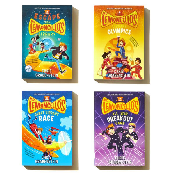 Mr. Lemoncello's Library Books 1-4 (Boxed Set)