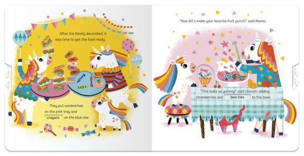 Unicorn's Birthday: Turn the Wheels for Some Silly Fun!