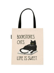 Title: Bookstore Cat Tote