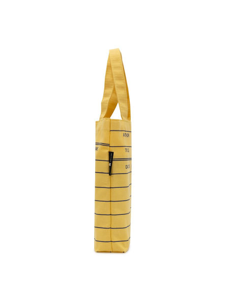 Library Card (Yellow) Mini Tote Bag