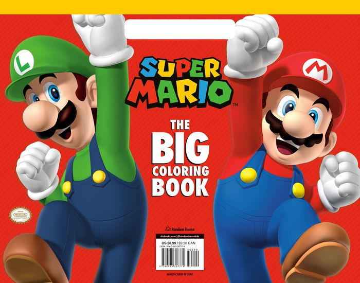 Super Mario: The Big Coloring Book (Nintendo®) by Random House, Paperback