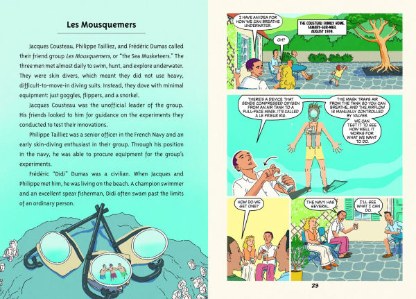 Who Discovered How to Breathe Underwater?: Jacques Cousteau: A Who HQ Graphic Novel