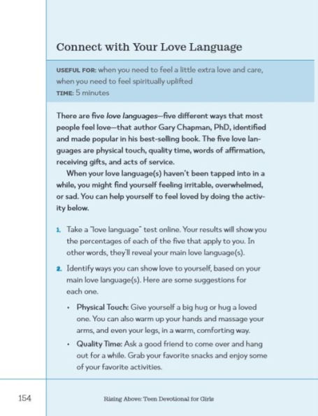Rising Above: Teen Devotional for Girls: Prayers and Activities to Help Manage Anxiety