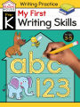 My First Writing Skills (Pre-K Writing Workbook): Preschool Writing Activities, Ages 3-5, Pen Control, Letters and Numbers Tracing, Drawing Shapes, and More
