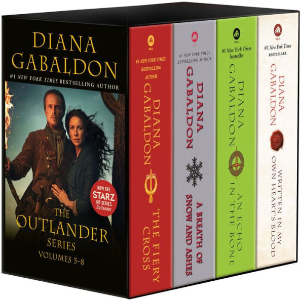 Outlander Volumes 5-8 (4-Book Boxed Set): The Fiery Cross, A Breath of Snow and Ashes, An Echo in the Bone, Written in My Own Heart's Blood