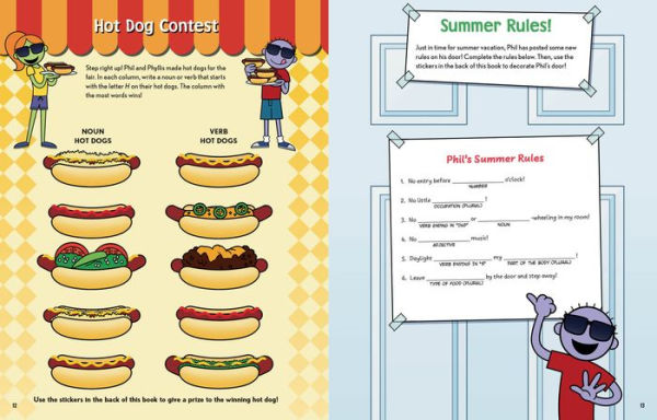 Mad Libs Super Summer Activity Book: Sticker and Activity Book