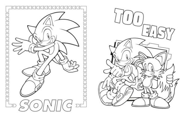 Sonic the Hedgehog: The Official Coloring Book