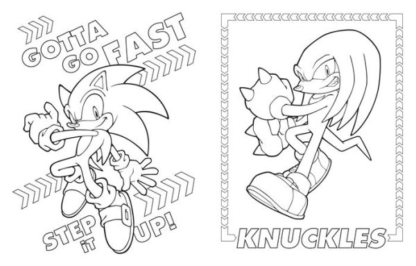 Sonic the Hedgehog: The Official Coloring Book