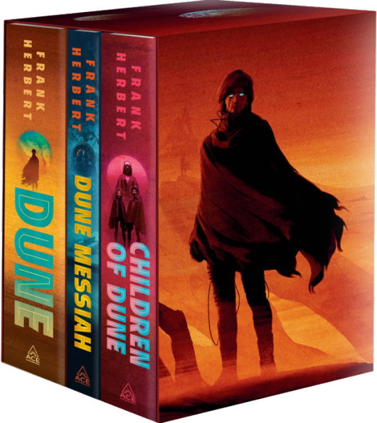 Frank Herbert's Dune Saga 3-Book Deluxe Hardcover Boxed Set: Dune, Dune Messiah, and Children of Dune