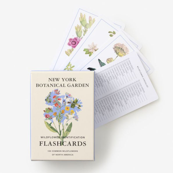 New York Botanical Garden Wildflower Identification Flashcards: 100 Common Wildflowers of North America