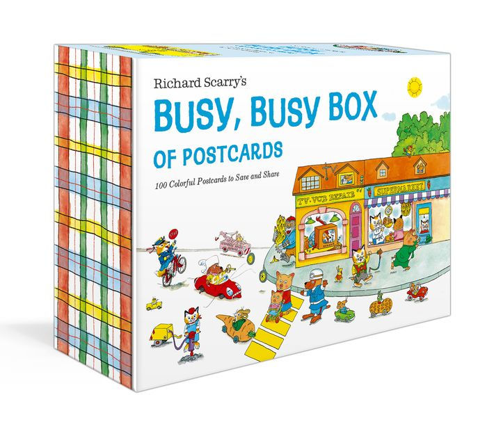Richard Scarry's Busy, Busy Box of Postcards 100 Colorful Postcards to