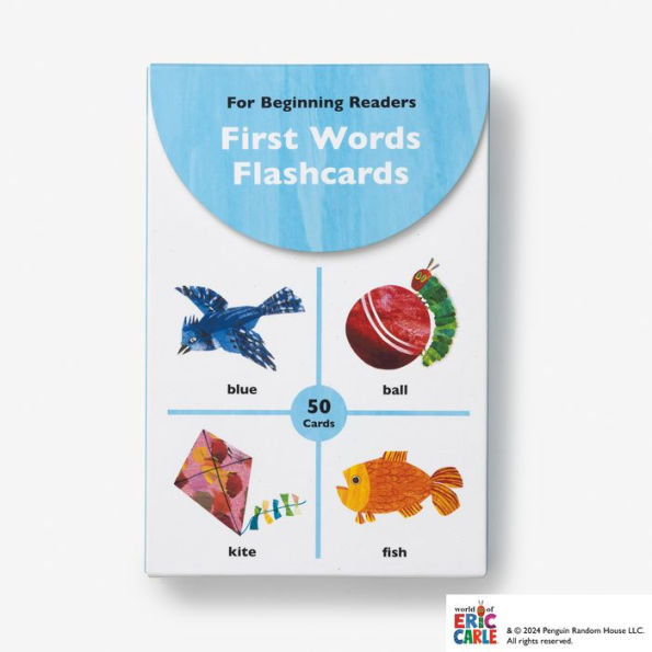 The World of Eric Carle First Words Flashcards: 50 Cards for Beginning Readers