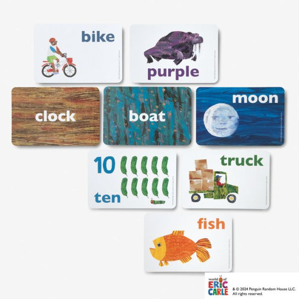 The World of Eric Carle First Words Flashcards: 50 Cards for Beginning Readers