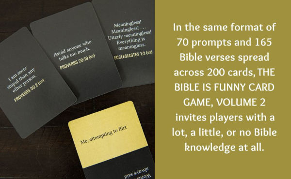 The Bible Is Funny Card Game Volume II