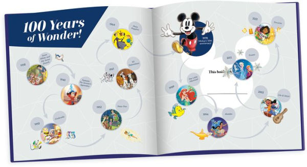 Disney Through the Decades: A Little Golden Books Treasury (B&N Exclusive Edition)