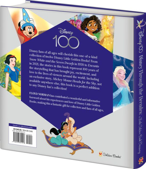 Disney Through the Decades: A Little Golden Books Treasury (B&N Exclusive Edition)