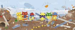 Alternative view 4 of Cats in Construction Hats
