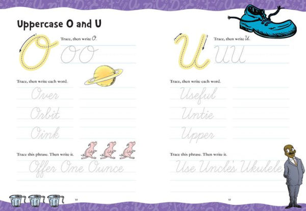 Dr. Seuss Cursive Workbook: Beginner Cursive Handwriting for Kids