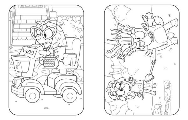 Bluey: Hooray, It's Halloween!: A Coloring Book