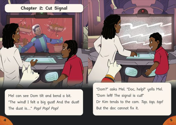 Phonic Books Mel on Mars: Decodable Books for Older Readers (CVC, Consonant Blends and Consonant Teams)