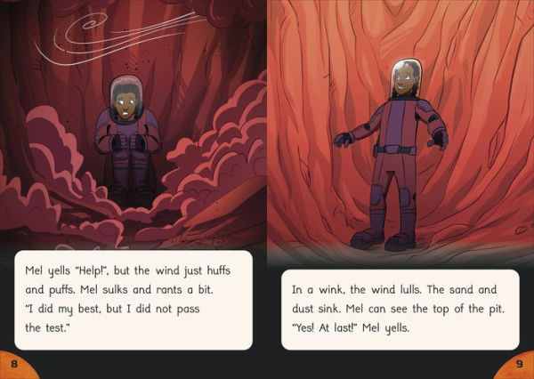 Phonic Books Mel on Mars: Decodable Books for Older Readers (CVC, Consonant Blends and Consonant Teams)