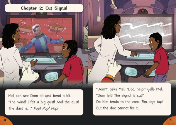 Phonic Books Mel on Mars: Decodable Books for Older Readers (CVC, Consonant Blends and Consonant Teams)