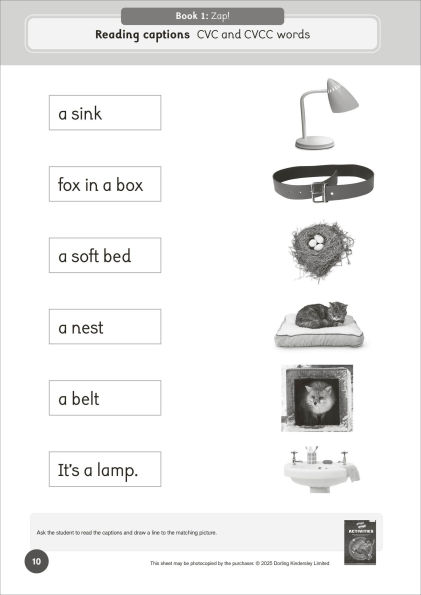Phonic Books Get Out of the Game Activities: Activities Accompanying Get out of the Game Books for Older Readers (CVC, Consonant Blends and Consonant Teams)