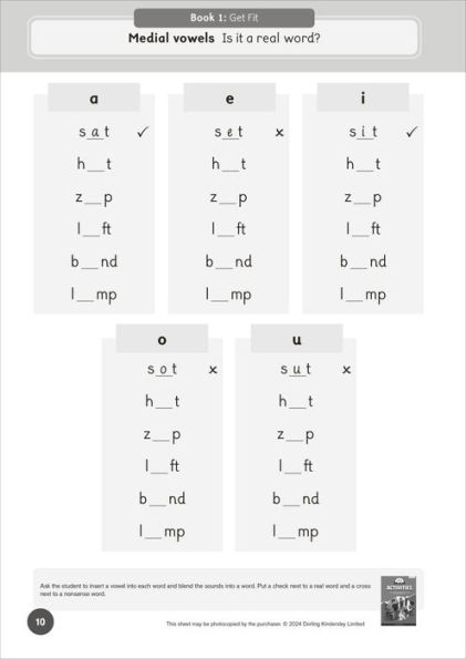 Phonic Books Pet Sitters Activities: Photocopiable Activities Accompanying Pet Sitters Books for Older Readers (Adjacent consonants and consonant digraphs, and alternative spellings for