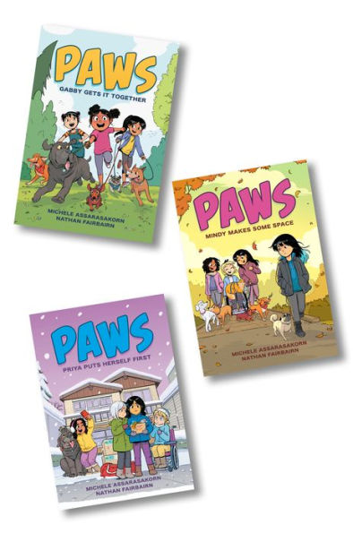 PAWS: Best Friends Fur-Ever Boxed Set (Books 1-3): Gabby Gets It Together, Mindy Makes Some Space, Priya Puts Herself First (A Graphic Novel Boxed Set)