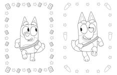 Alternative view 5 of Bluey: Happy Easter! A Puffy Sticker Coloring Book: With Over 50 Puffy Stickers
