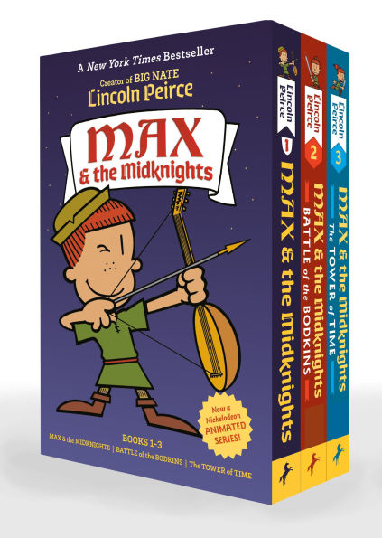 Max and the Midknights Paperback 3-Book Boxed Set: Max and the Midknights; Max and the Midknights: Battle of the Bodkins; Max and the Midknights: The Tower of Time