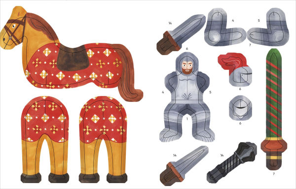 The Met Knights Discover, Press Out & Play