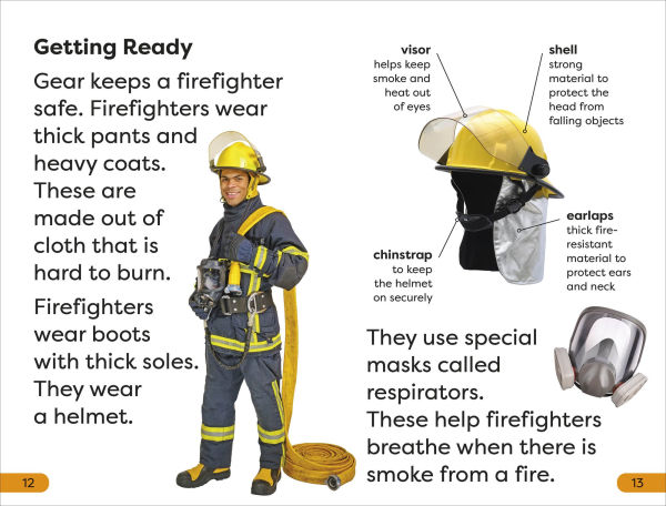 DK Super Readers Level 1 A Day in the Life of a Firefighter
