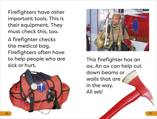 DK Super Readers Level 1 A Day in the Life of a Firefighter