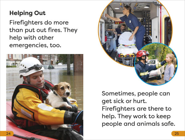 DK Super Readers Level 1 A Day in the Life of a Firefighter