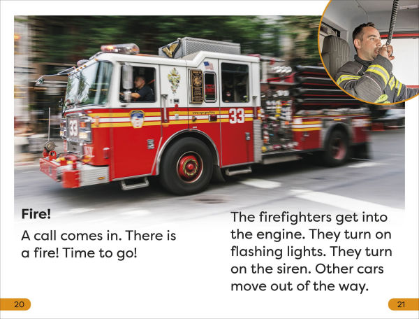DK Super Readers Level 1 A Day in the Life of a Firefighter