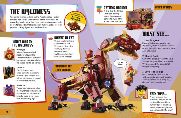 LEGO Ninjago Dragons Rising Adventure Atlas: Journey Through the World of Ninjago