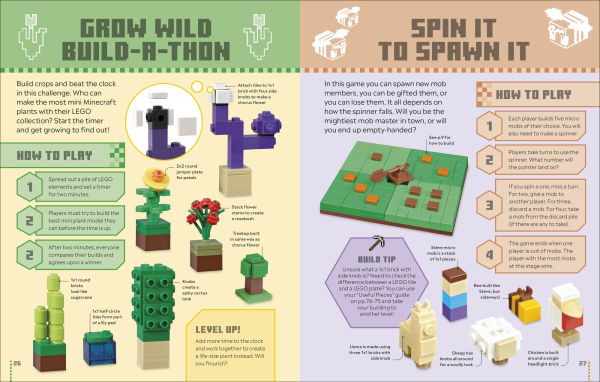 LEGO Minecraft Games Book: 50 Fun Ideas to Play with Your LEGO Collection!